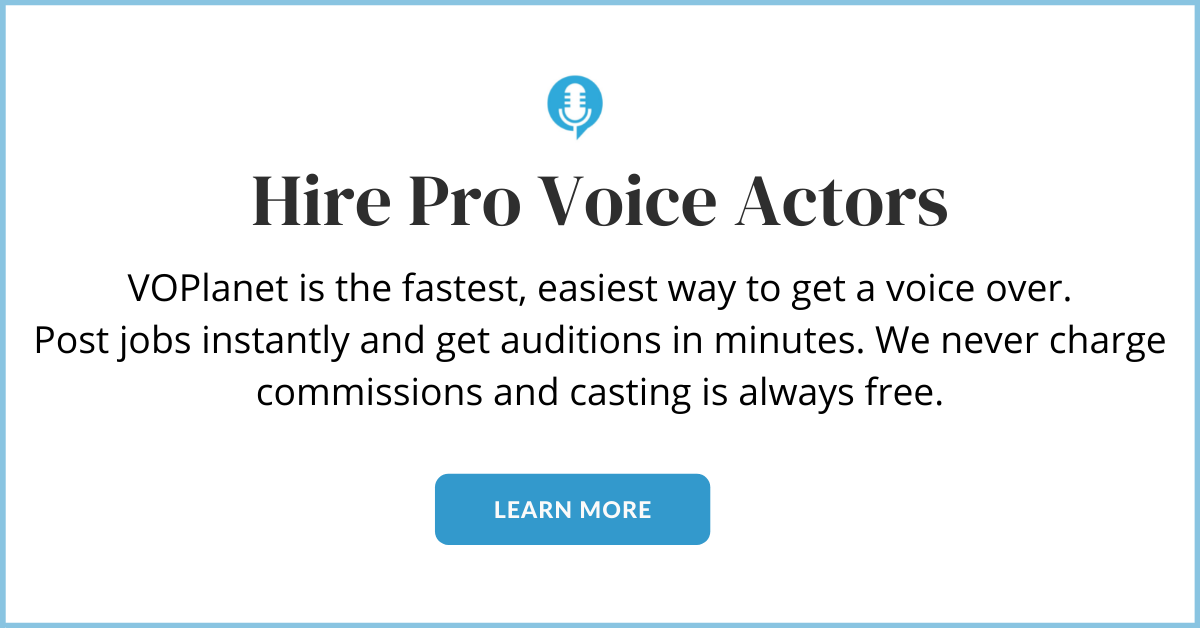 Hire Voice Actors VOPlanet